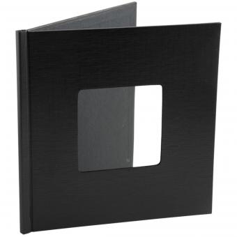 Provocraft YourStory Album Cover Leinen Struktur schwarz 30,5x30,5cm 