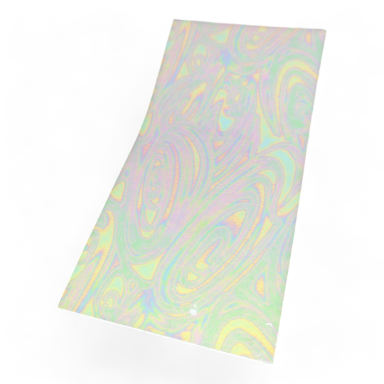 Sandras-Bastelladen - Irisierend - Kerzen Verzierwachsplatte - 200 x 100 x 0,5mm Weiß Weiß