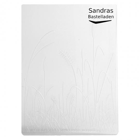 Sandras Embossing-Prägefolder/ -schablone 10,8x15cm Gras