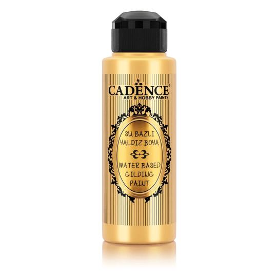 Cadence Gilding Metallic Acrylfarbe 70ml Glitter Gold Glitter Gold