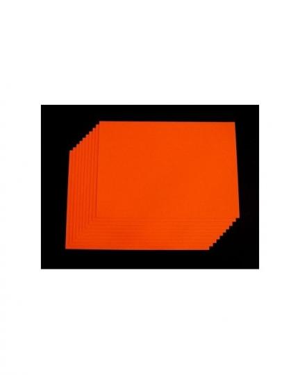 10x A5 Kartenpapier dunkelorange, 220gr. 