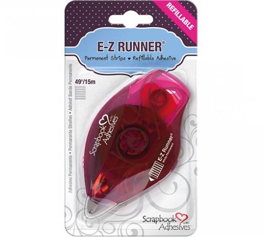 3L- E-Z Runner Handabroller Doppelseitiges Klebeband (Streifen) 15m x 8mm E-Z Runner Handabroller, Permanent