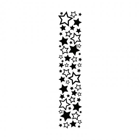 Darice Embossing-Prägeschablone Sterne 6,5x30,5cm 