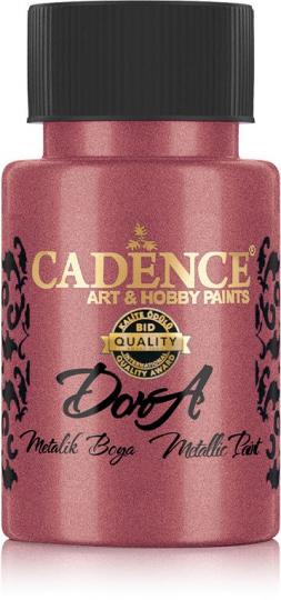 Cadence - Metallic Acrylfarbe - Dora - 50ml Rot