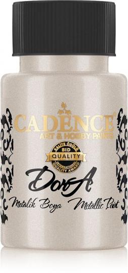 Cadence - Metallic Acrylfarbe - Dora - 50ml Platin