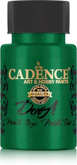 Cadence - Metallic Acrylfarbe - Dora - 50ml Smaragd Grün
