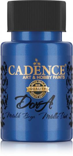 Cadence - Metallic Acrylfarbe - Dora - 50ml Sax Blau