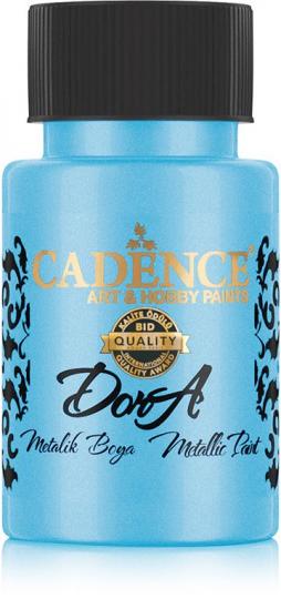 Cadence - Metallic Acrylfarbe - Dora - 50ml Ägäisblau