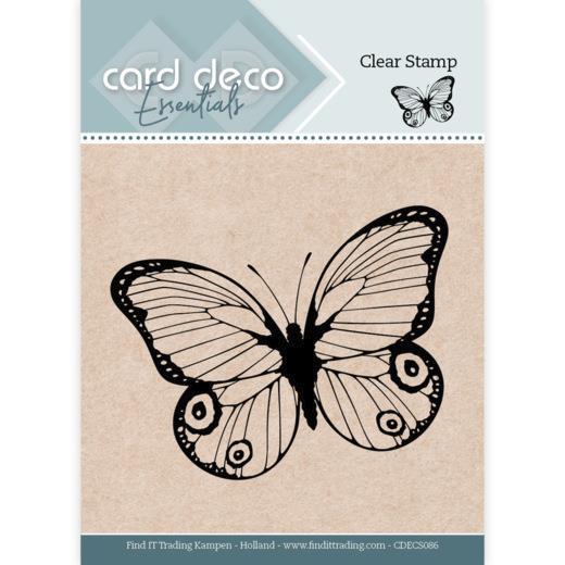 Card Deco Essentials Clearstempel  - Schmetterling 