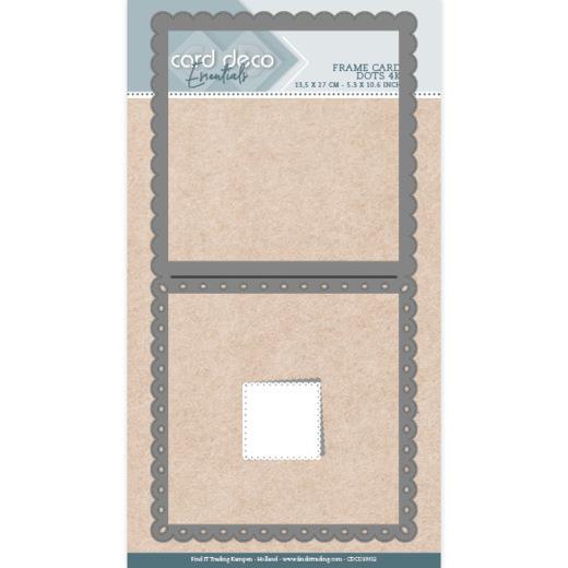 Card Deco - Stanzschablone - Karten - Punkte Rahmen Quadrat 