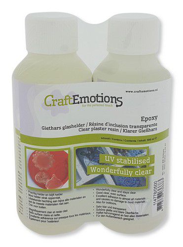 2-Komponentenlack- Kaltglasur / Epoxy Gießharz 500ml 