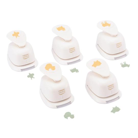 Vaessen Creative Motivstanzer 5er Set Bauernhof Tiere ~2,5 cm 