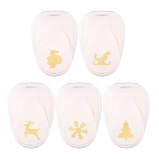 Vaessen Creative Motivstanzer 5er Set Ho Ho Ho - Medium 