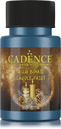 Cadence Kerzenfarbe - Wachsfarbe 50ml Metallic Petrol Metallic Petrol
