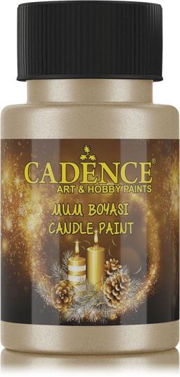 Cadence Kerzenfarbe - Wachsfarbe 50ml Metallic Antikgold Metallic Antikgold