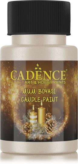 Cadence Kerzenfarbe - Wachsfarbe 50ml Metallic Silber Gold Metallic Silber Gold