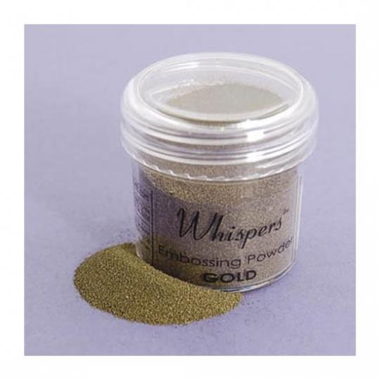 Whispers Embossing Pulver 28g Mirror Gold