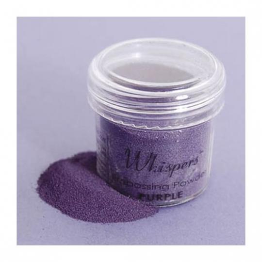 Whispers Embossing Pulver 28g Purple