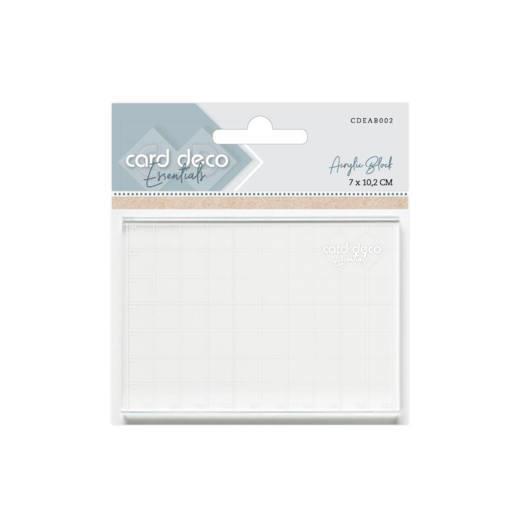 Card Deco Acrylblock für Clear Stempel, 70x102mm - 8mm, transparent 
