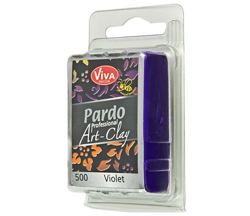 Viva Decor Pardo Art Clay / Schmuckmasse 56g Violett