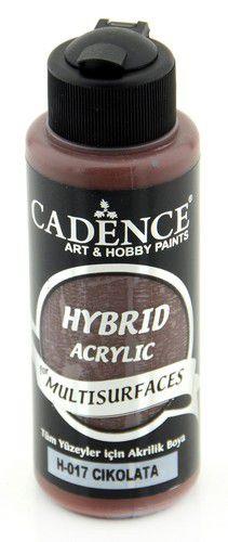 Cadence - Hybrid-Multi-Surface Satin Acrylfarbe - 120ml Schokoladen Braun