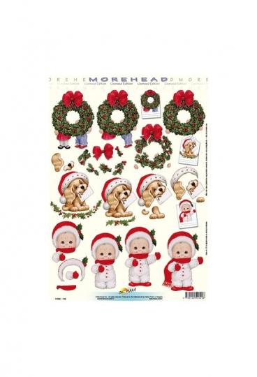 3D Bogen Moreheads Fröhliche Weihnachten 