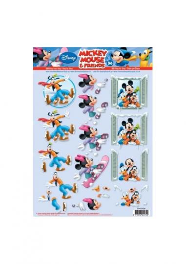 3D Bogen Walt Disney Mickey Mouse- Nr.36 