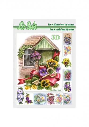 *3D Buch LeSuh Blumen 