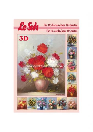 *3D Buch LeSuh Blumen 