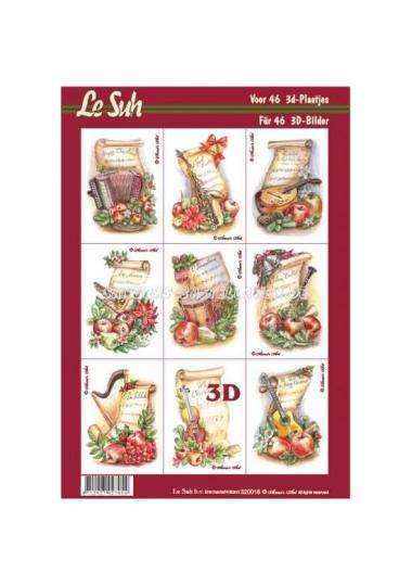 3D Etappen Buch LeSuh Weihnachten Nr.18 für 46 3D Bilder 