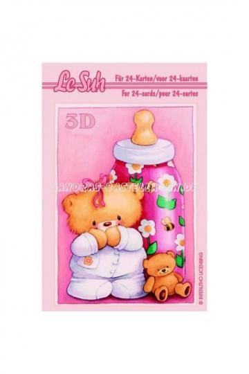 3D-Mini-Pocket-Buch, 12x8 cm, "Geburt" 