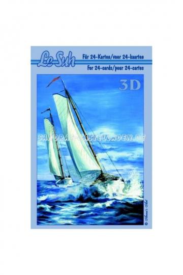 3D-Mini-Pocket-Buch, 12x8 cm, "Seefahrt" 