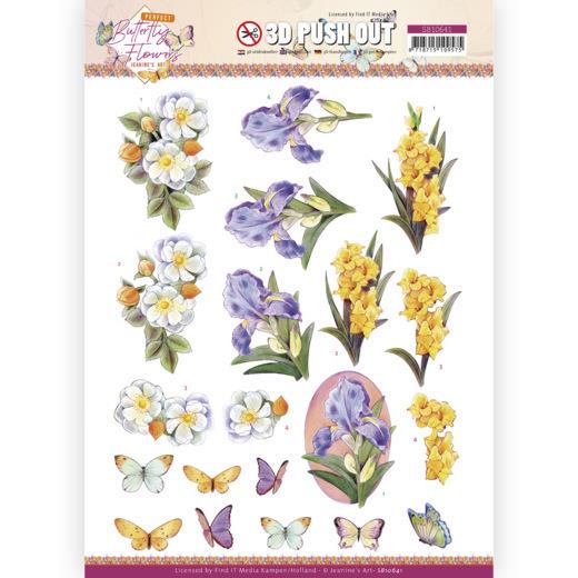 3D-Stanzbogen - Jeaninnes Art - Perfect Butterfly Flowers - Gladiole 