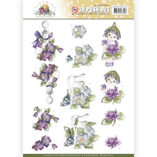3D-Stanzbogen - Precious Marieke - Blooming Summer - Sommer Szene 