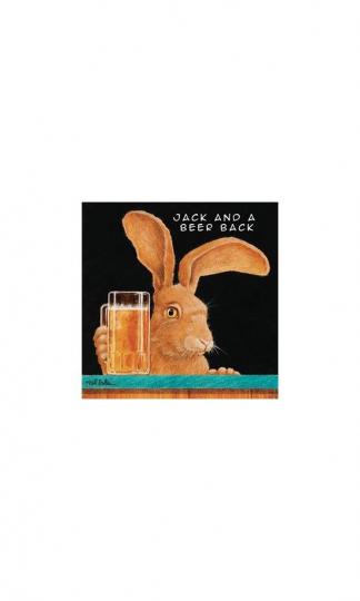 4 Servietten Jack and a Beer Back 