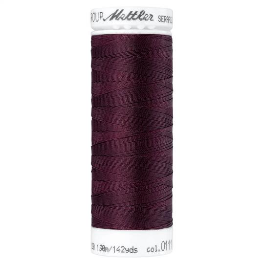 Amann Seraflex elastisches Nähgarn Nr.120 - 130m Rot, Violett | 0111
