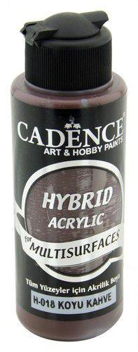 Cadence - Hybrid-Multi-Surface Satin Acrylfarbe - 120ml Dunkelbraun