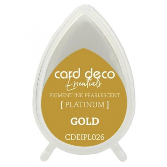 Card Deco Essentials Platinum Stempelkissen Perlmutt Gold