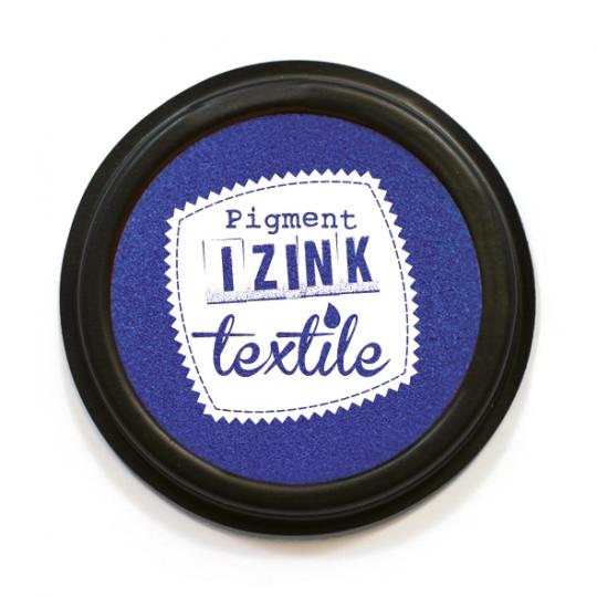 Aladine IZINK Pigment Stempelkissen - Textil Indigo / Blau
