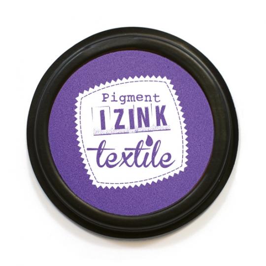 Aladine IZINK Pigment Stempelkissen - Textil Grenache / Flieder