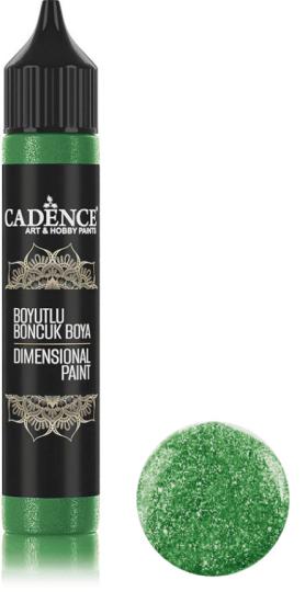 Cadence 3D Dimensional Pen - Glitzer 25ml Grün Grün