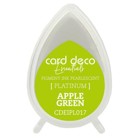 Card Deco Essentials Platinum Stempelkissen Perlmutt Apfelgrün