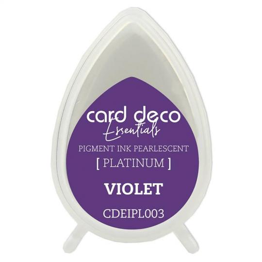 Card Deco Essentials Platinum Stempelkissen Perlmutt Violett