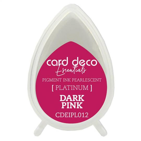 Card Deco Essentials Platinum Stempelkissen Perlmutt Dunkel Pink