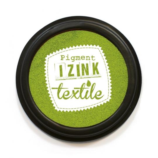 Aladine IZINK Pigment Stempelkissen - Textil Absinthe / Grün