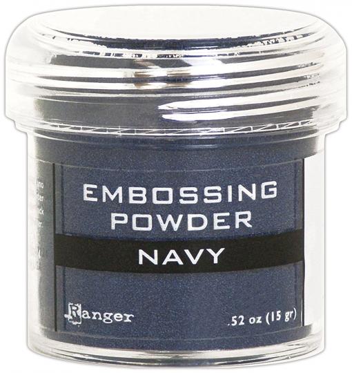 Ranger Embossing Puder 34ml Navy Blau Metallic