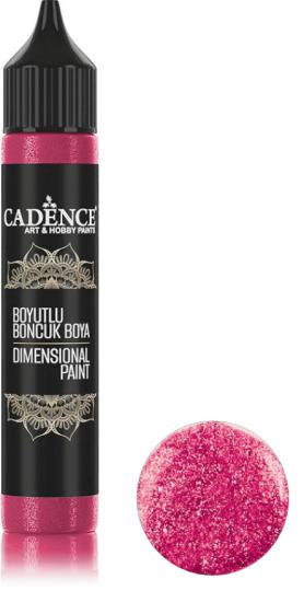 Cadence 3D Dimensional Pen - Glitzer 25ml Fuchsie Fuchsie