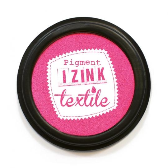 Aladine IZINK Pigment Stempelkissen - Textil Dalhia / Pink