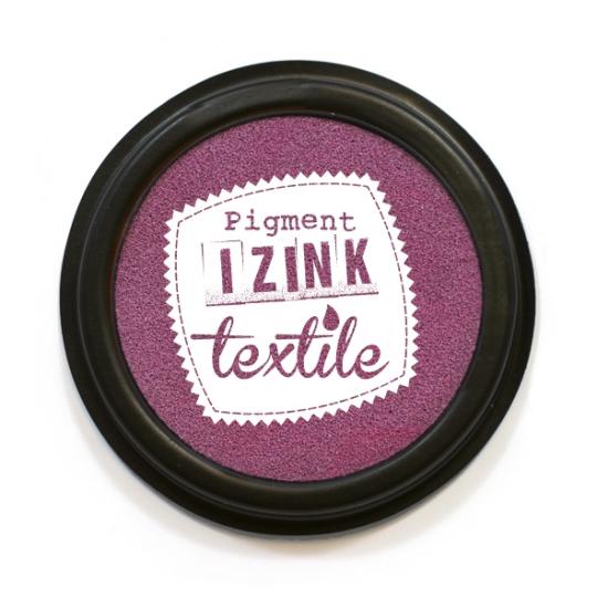 Aladine IZINK Pigment Stempelkissen - Textil Muscat / Violett
