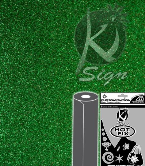 Ki-Sign Bügeltransfer Folie 15 x 20cm - Glitter - grün